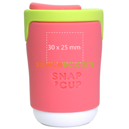 禮品訂造340ML Gattola塑料鈕釦杯紀念品