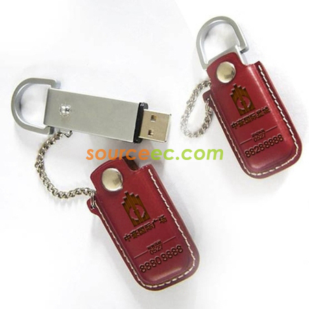 禮品訂造USB手指皮質禮品紀念品