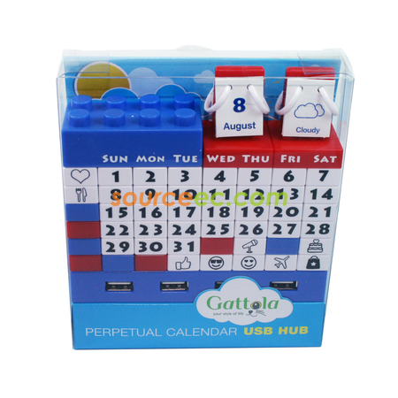 禮品訂造Gattola HUB積木檯曆紀念品
