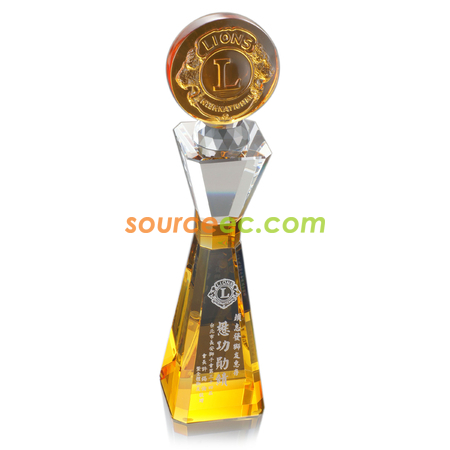 禮品訂造琉璃水晶座紀念品