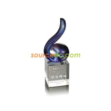 禮品訂造琉璃水晶座紀念品