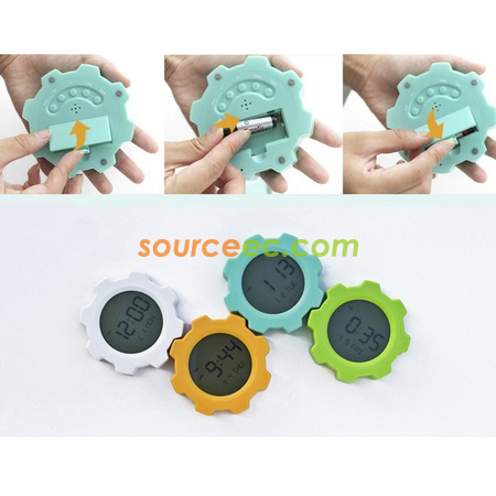禮品訂造吸牆鬧鐘紀念品