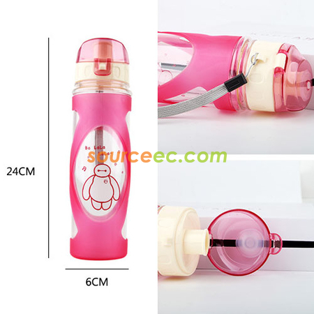 禮品訂造600ML彈蓋運動水壺紀念品