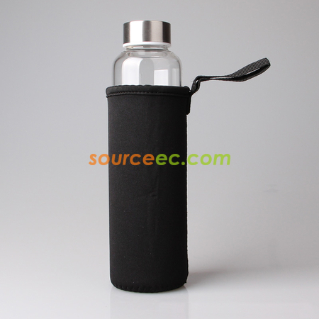 禮品訂造360ML時尚隔熱便攜玻璃樽紀念品