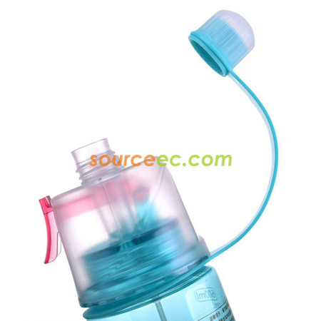 禮品訂造600ML噴霧運動水壺紀念品