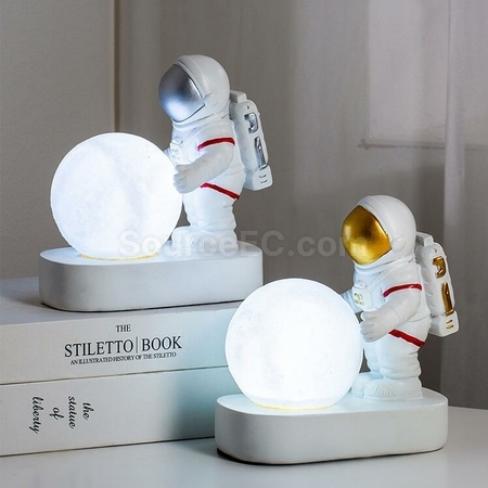禮品訂造太空人模型桌面創意小夜燈紀念品