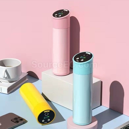 禮品訂造316不銹鋼指紋智能保溫杯紀念品