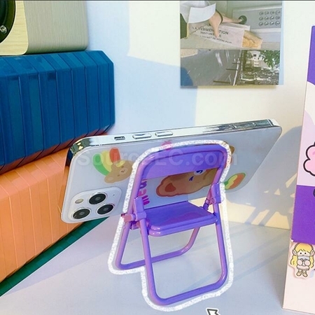 禮品訂造迷你折疊椅子手機支架紀念品