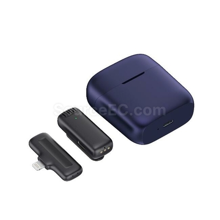 禮品訂造迷你無線一拖二雙手機錄音領夾話筒紀念品