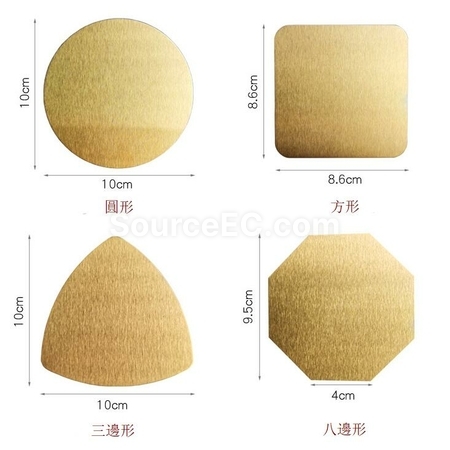 禮品訂造不鏽鋼杯墊紀念品