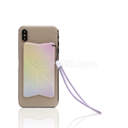禮品訂造背貼仿皮手機支架紀念品
