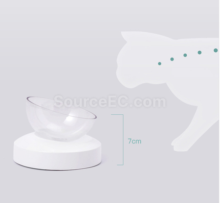 禮品訂造20°角可調節貓碗紀念品