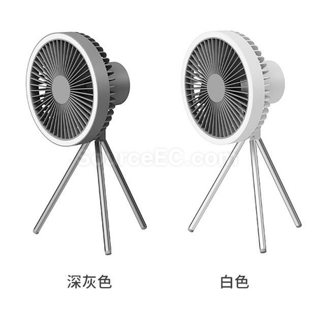 禮品訂造USB充電露營便攜小吊扇燈紀念品
