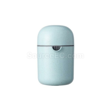 禮品訂造小麥秸稈手動便攜榨汁杯紀念品