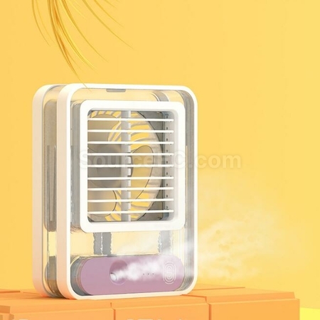 禮品訂造透明燈光觸摸空調風扇紀念品