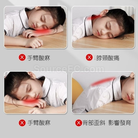 禮品訂造便攜折疊兒童午睡枕紀念品