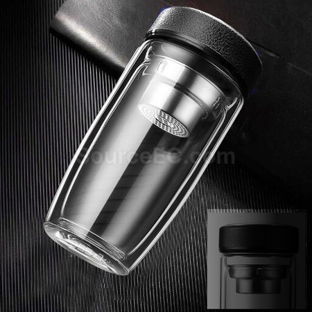 禮品訂造雙層玻璃杯紀念品