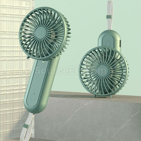 禮品訂造旅行USB充電寶掛繩便攜小風扇紀念品