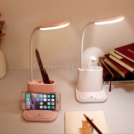 禮品訂造臺燈+筆筒+充電寶+風扇+手機支架（五合一多功能）紀念品