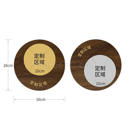 禮品訂造黑胡桃木獎牌紀念品