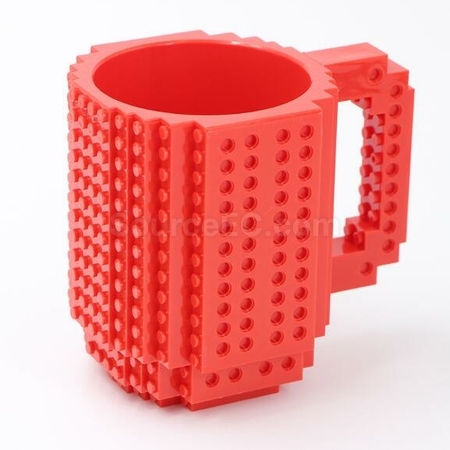 禮品訂造DIY組裝咖啡積木陶瓷杯紀念品