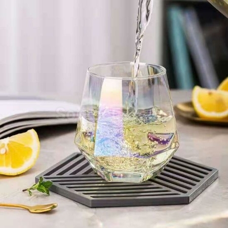禮品訂造六角玻璃杯紀念品