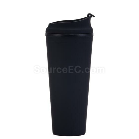 禮品訂造雙層塑膠大孔吸管杯紀念品