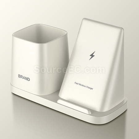 禮品訂造無線充電筆筒紀念品