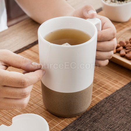 禮品訂造拼色陶瓷杯紀念品