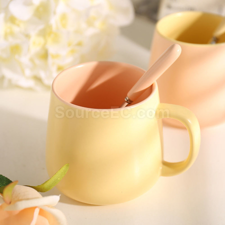 禮品訂造拼色陶瓷杯紀念品