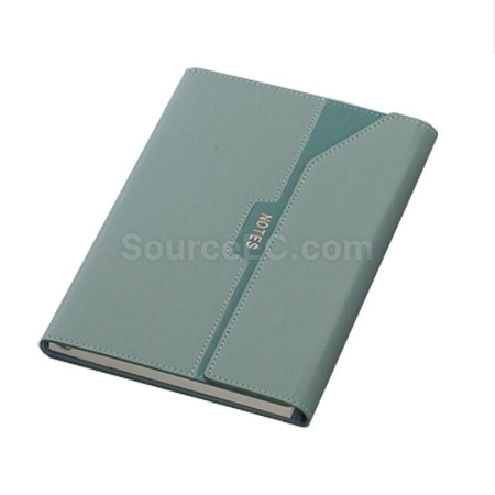 禮品訂造雙色皮磁吸筆記本紀念品