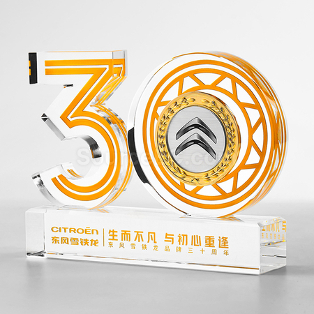 禮品訂造週年慶水晶座紀念品