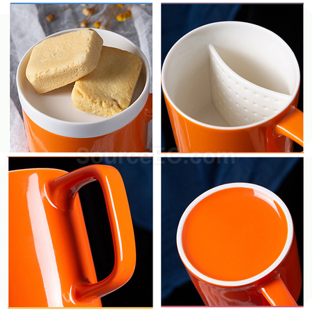 禮品訂造馬卡龍泡茶陶瓷杯紀念品