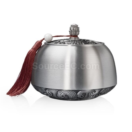 禮品訂造錫罐純錫茶葉罐紀念品