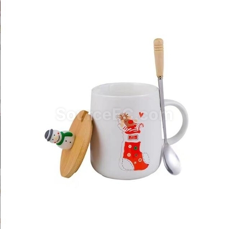 禮品訂造聖誕杯陶瓷杯紀念品