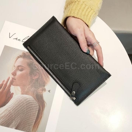 禮品訂造真皮薄款手拿包紀念品