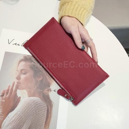 禮品訂造真皮薄款手拿包紀念品