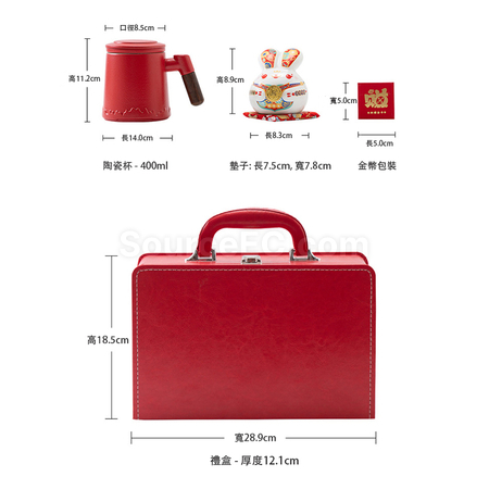 禮品訂造陶瓷商務伴手禮套裝紀念品