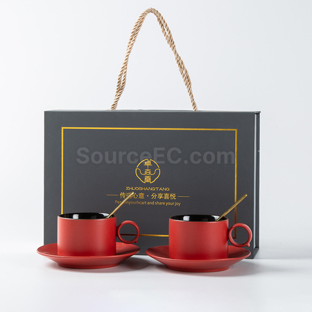禮品訂造咖啡杯碟套裝	紀念品