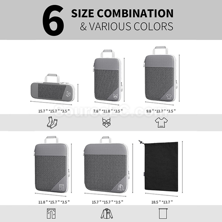 禮品訂造多用途旅行收納袋6件套紀念品