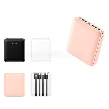 禮品訂造帶線移動電源紀念品