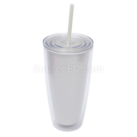禮品訂造雙層吸管杯紀念品