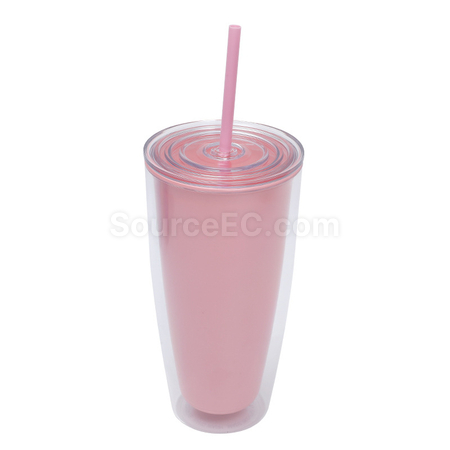 禮品訂造雙層吸管杯紀念品
