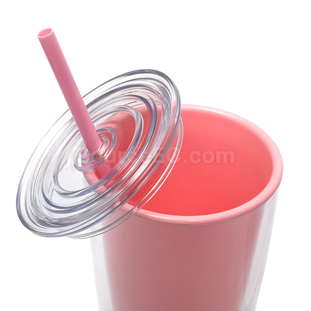 禮品訂造雙層吸管杯紀念品