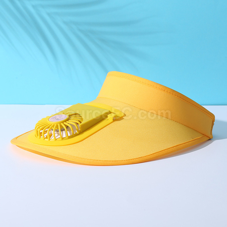 禮品訂造風扇防曬太陽帽紀念品
