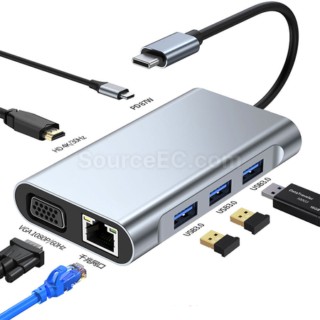 禮品訂造7合一HUB紀念品