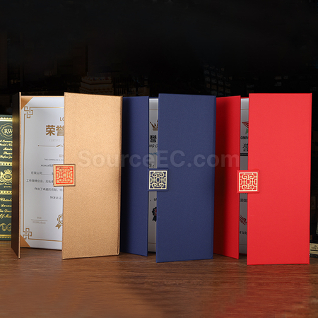 禮品訂造A4證書套紀念品