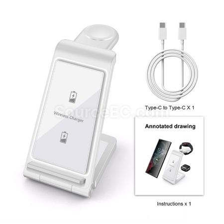 禮品訂造三合一無線充電支架紀念品