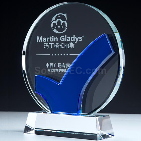 禮品訂造水晶獎座紀念品