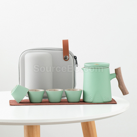 禮品訂造陶瓷泡茶杯紀念品